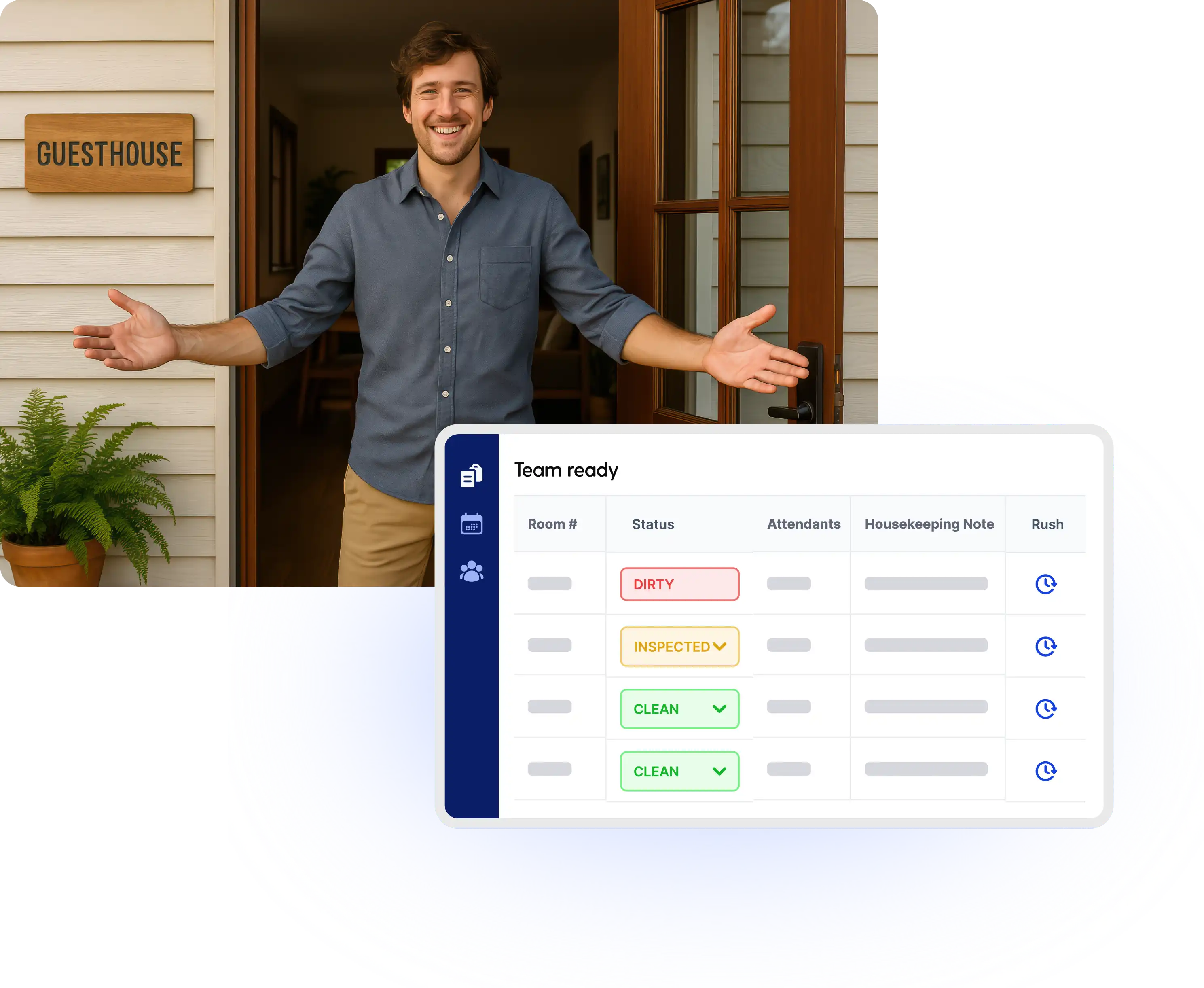 Built-In Housekeeping with Our PMS for Small Hotels